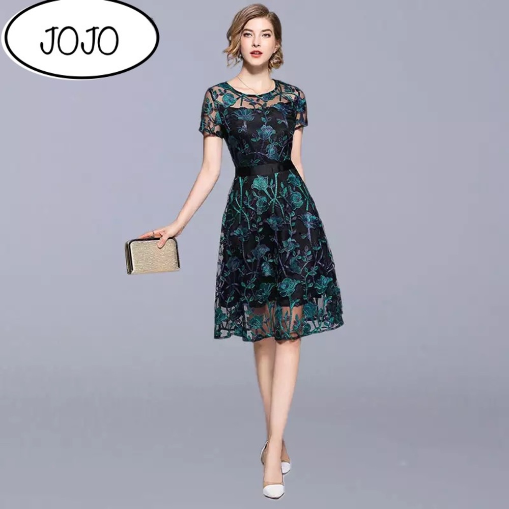 New Arrival Luxury Women Fashion Floral Dresses